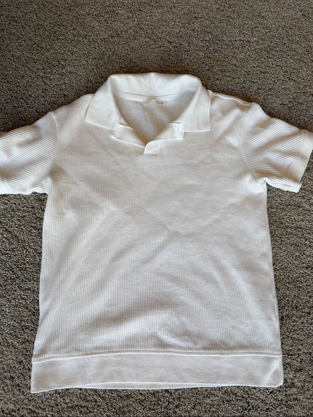 Zara Polo-Style Short Sleeve Top Size S EUC